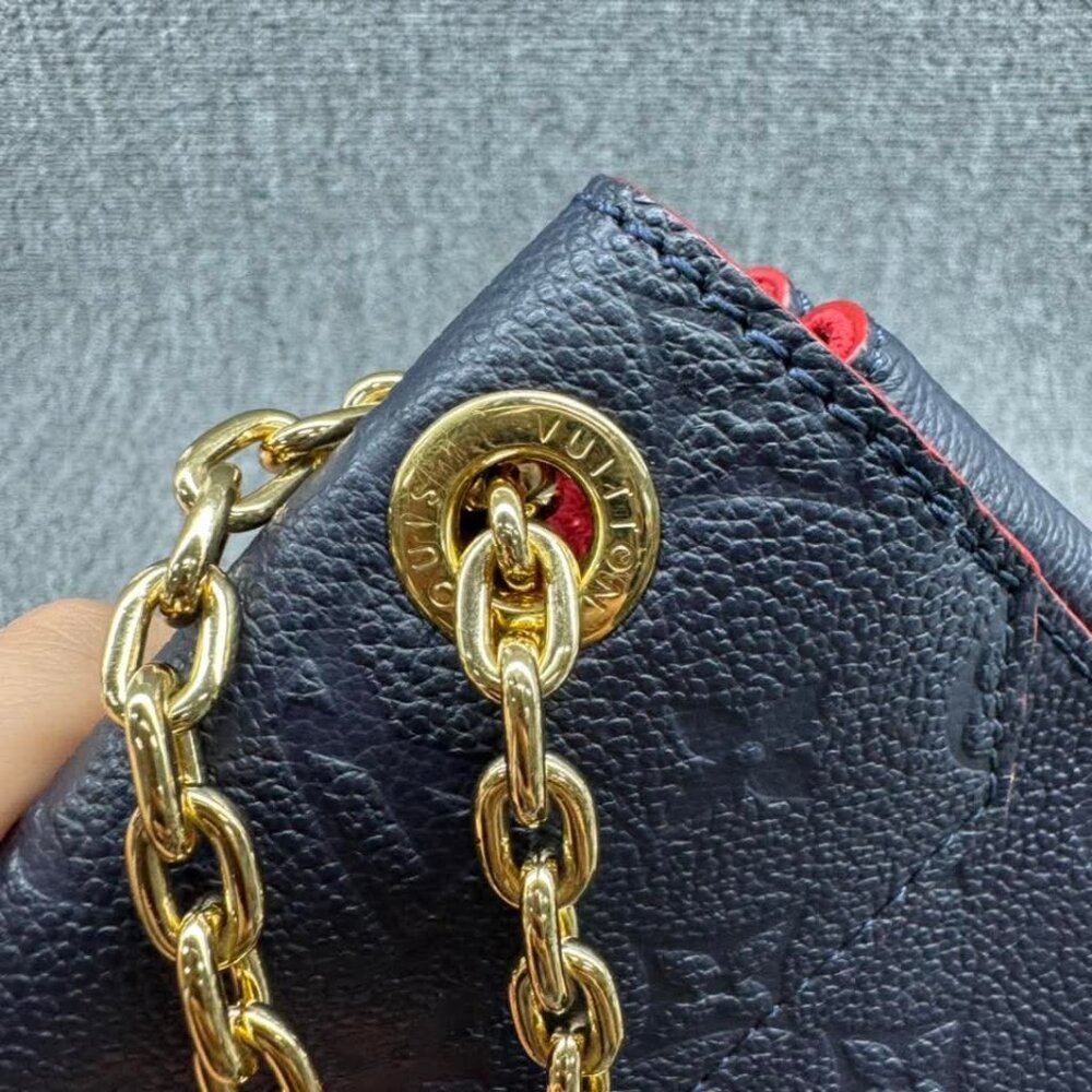 Louis Vuitton Vavin Navy Monogram Leather Shoulder Bag 1350-062825 - Picture 8 of 15